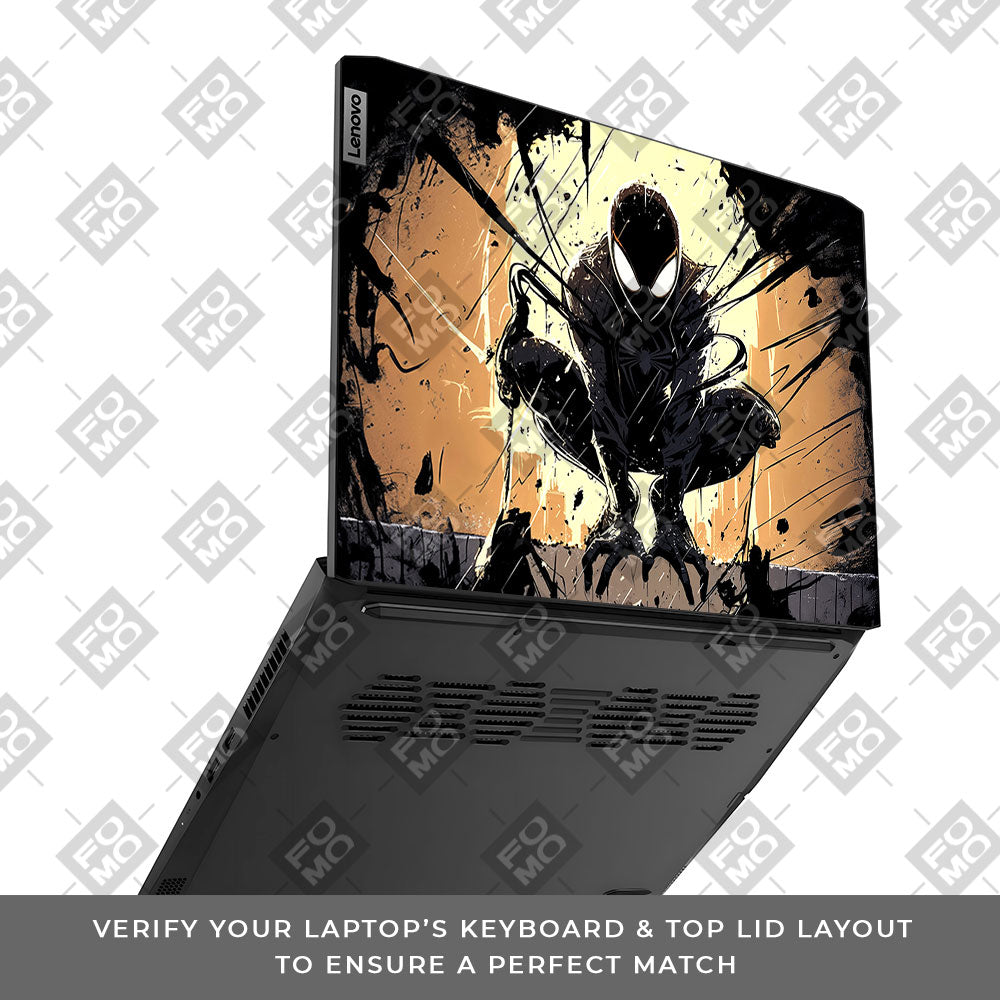 Shadow Spiderman Lenovo IdeaPad Gaming 3 15ACH6 and 15IHU6 3D Laptop Skin