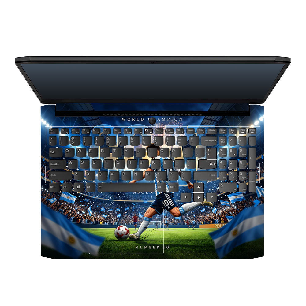 Messi World Champ Energy Lenovo IdeaPad Gaming 3 15ACH6 and 15IHU6 3D Laptop Skin