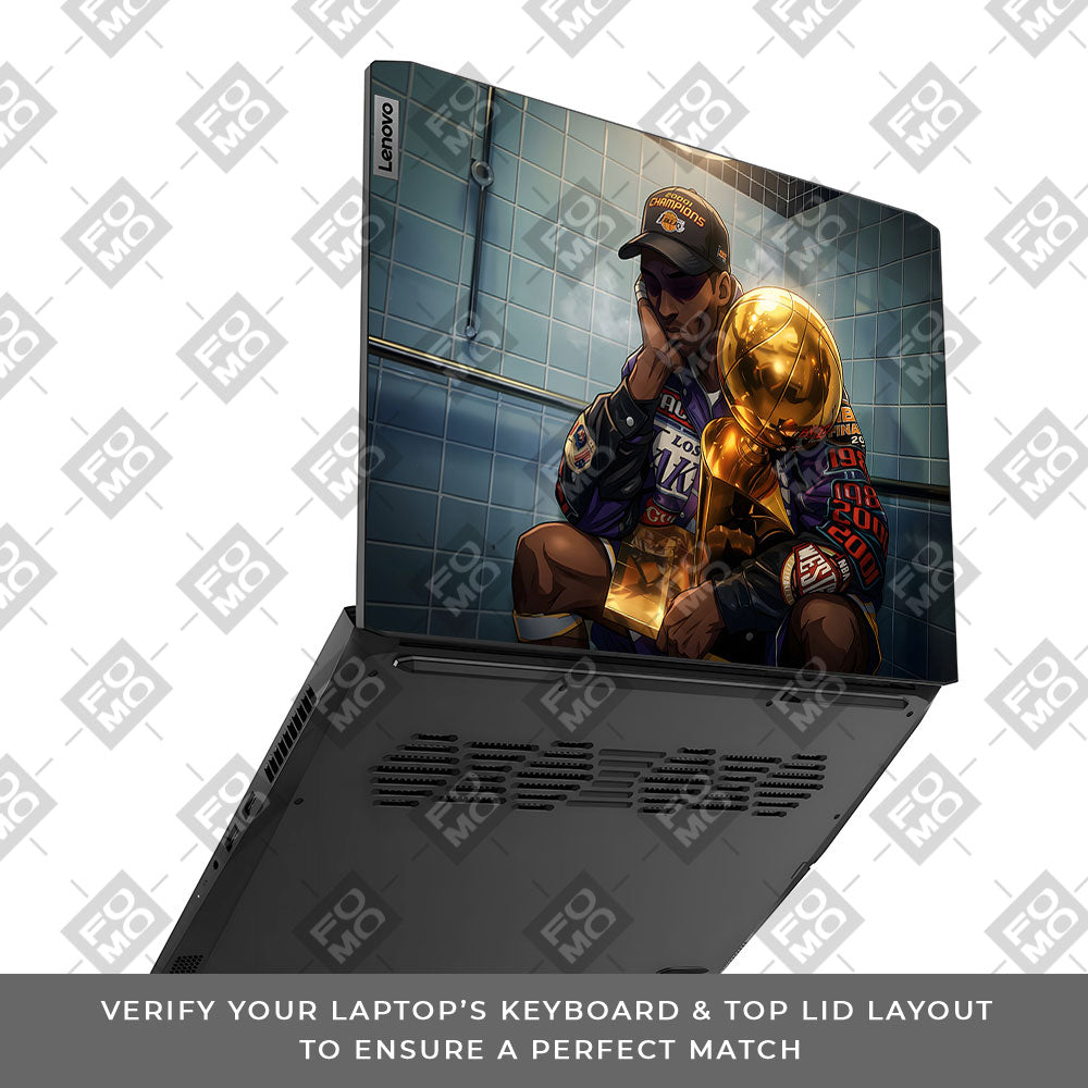 Kobe Trophy Lenovo IdeaPad Gaming 3 15ACH6 and 15IHU6 3D Laptop Skin