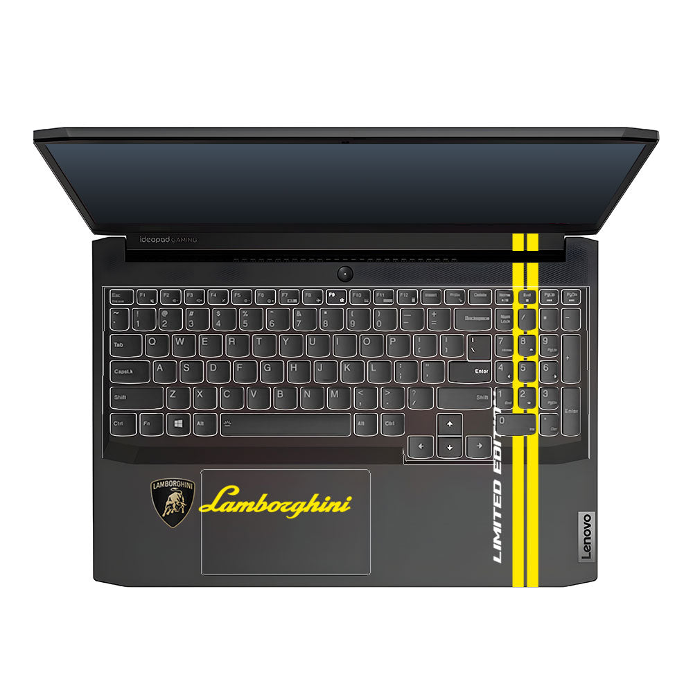 Transparent Lamborghini Limited Edition Lenovo IdeaPad Gaming 3 15ACH6 and 15IHU6 Laptop Skin