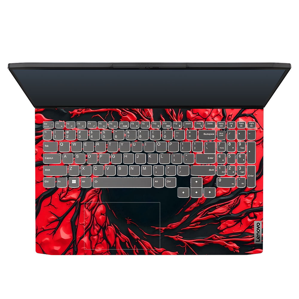 Spiderman Web Red Lenovo IdeaPad Gaming 3 15ARH7 and 15IAH7 3D Laptop Skin