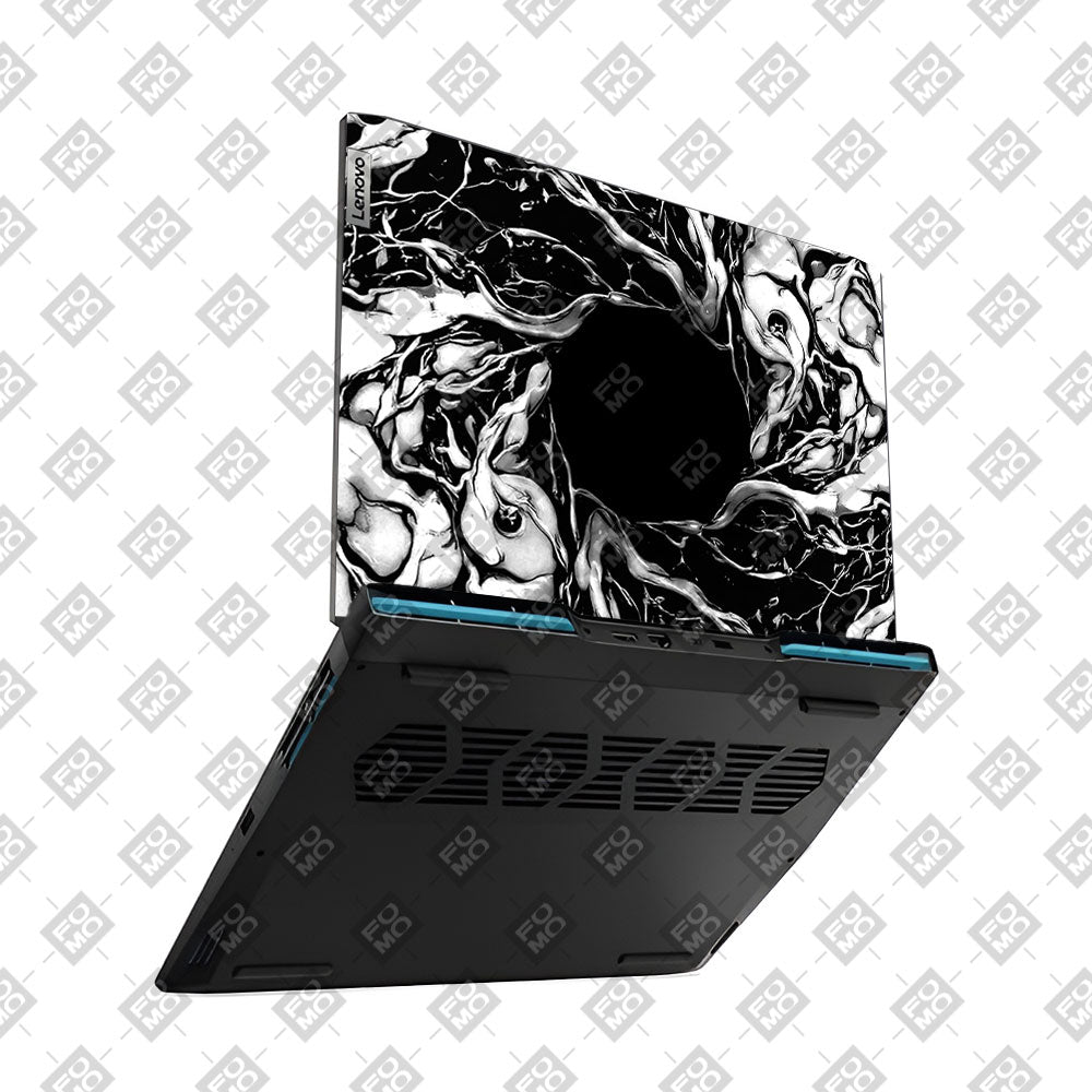 Spiderman Web Black Lenovo IdeaPad Gaming 3 15ARH7 and 15IAH7 3D Laptop Skin