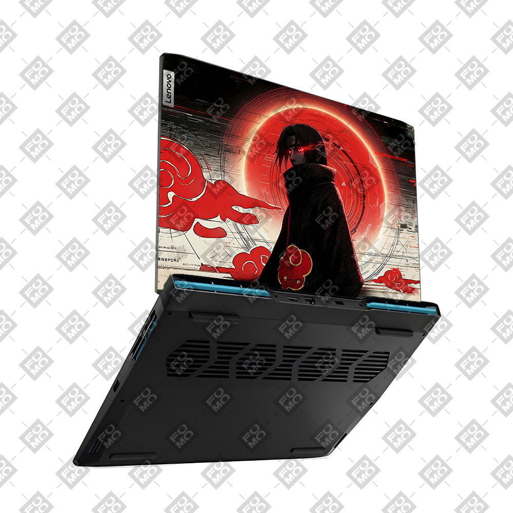 Itachi Uchiha Mark of the Akatsuki Lenovo IdeaPad Gaming 3 15ARH7 and 15IAH7 3D Laptop Skin