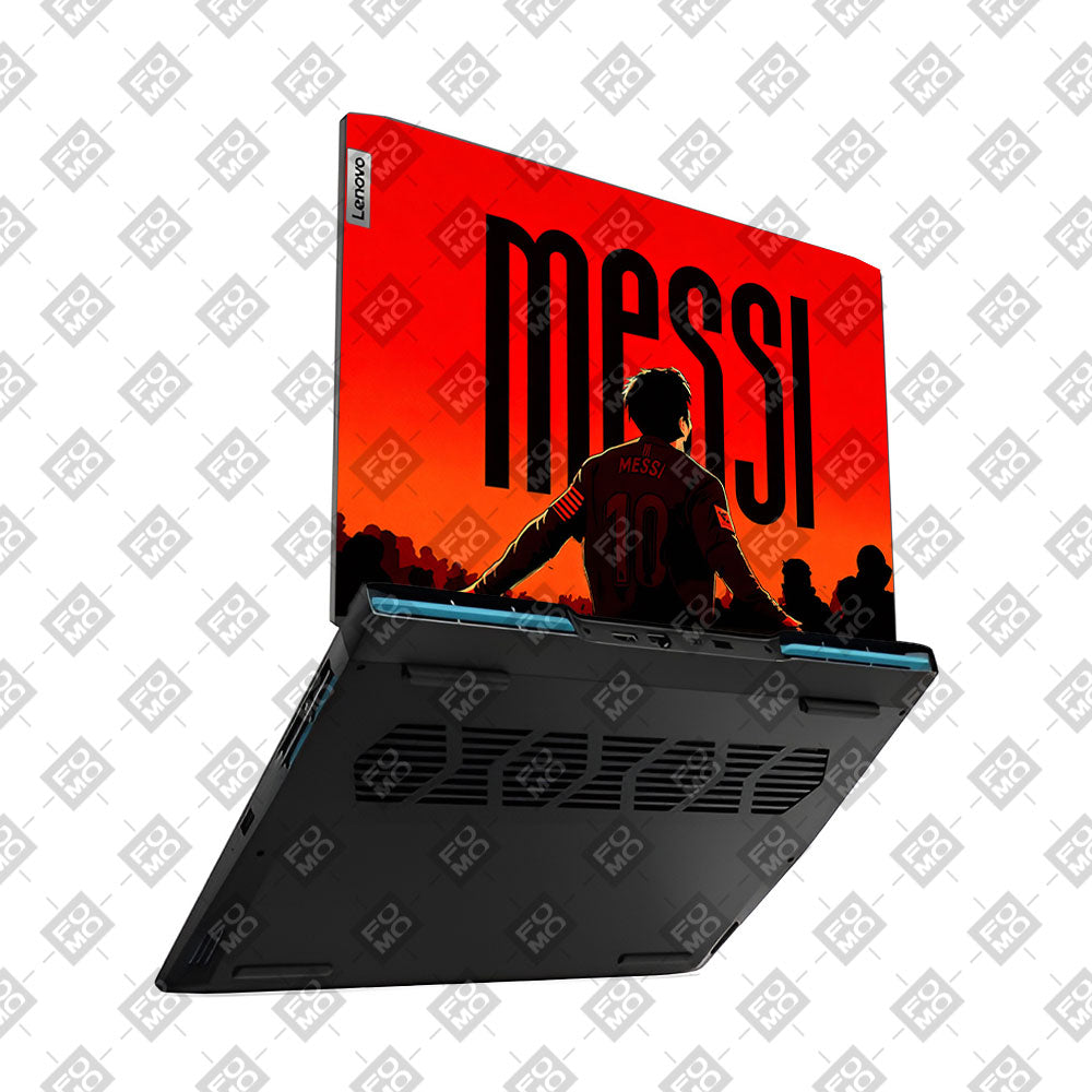 Messi Red Aura Lenovo IdeaPad Gaming 3 15ARH7 and 15IAH7 3D Laptop Skin