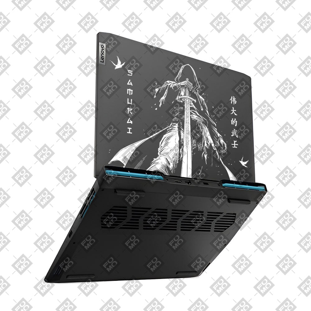 Transparent Ghost Samurai Lenovo IdeaPad Gaming 3 15ARH7 and 15IAH7 Laptop Skin