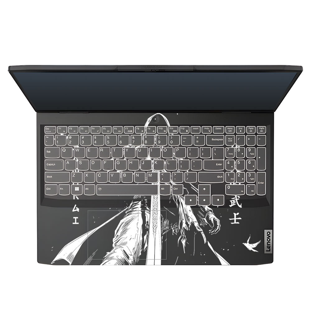 Transparent Ghost Samurai Lenovo IdeaPad Gaming 3 15ARH7 and 15IAH7 Laptop Skin