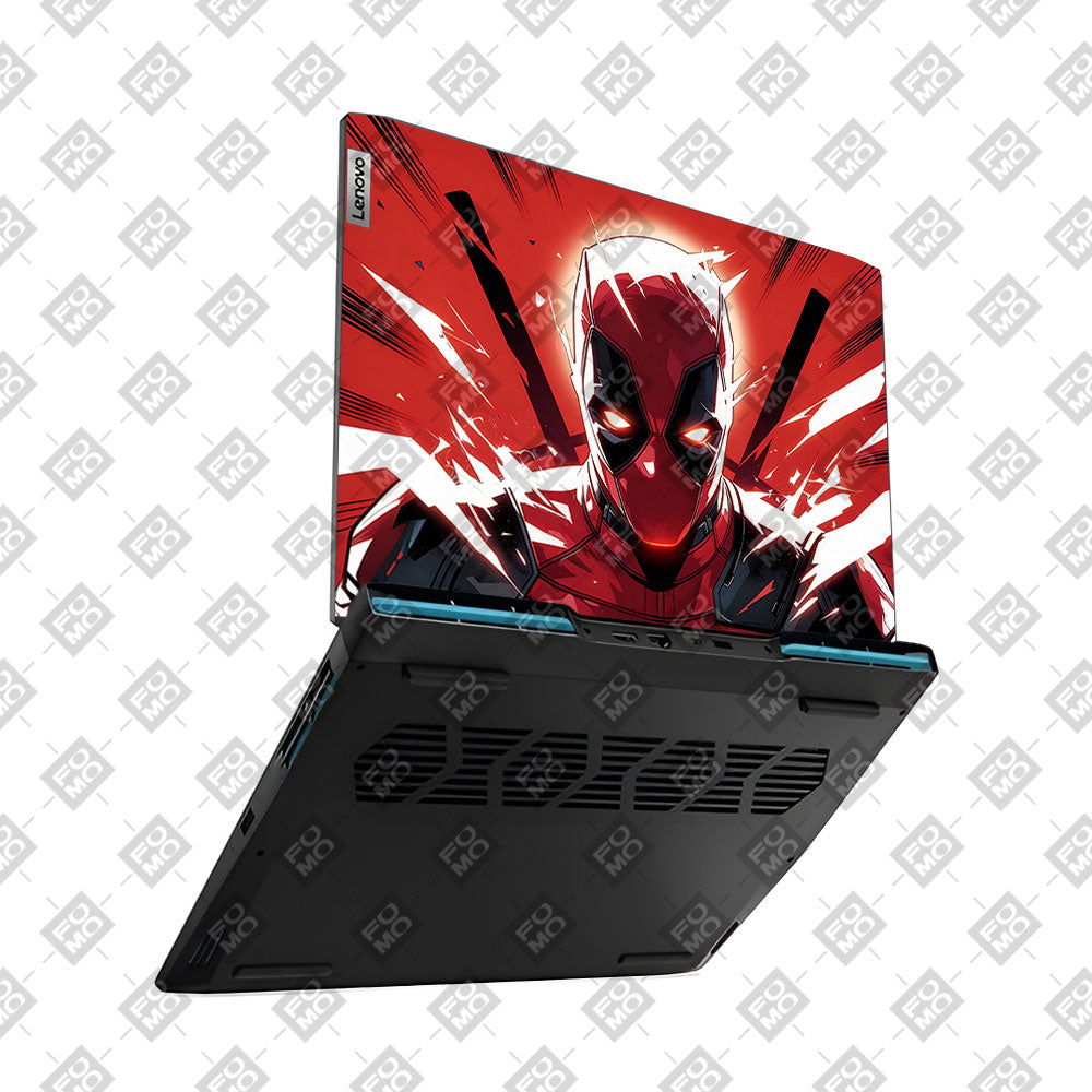 Deadpool Red Fury Lenovo IdeaPad Gaming 3 15ARH7 and 15IAH7 3D Laptop Skin