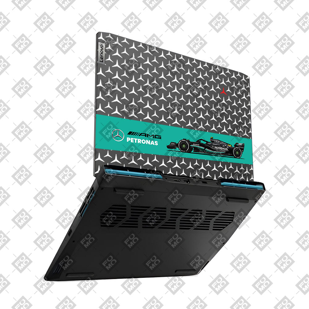 Transparent Mercedes AMG F1 Lenovo IdeaPad Gaming 3 15ARH7 and 15IAH7 Laptop Skin