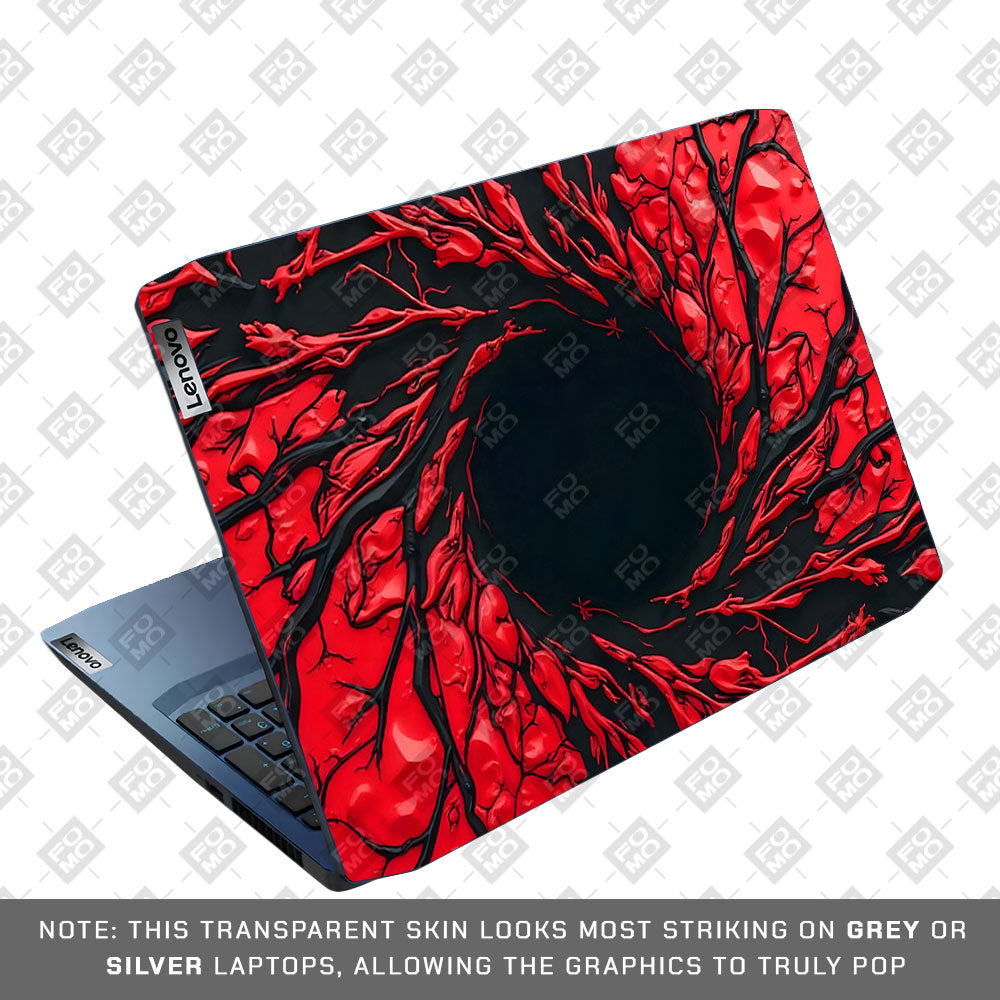 Spiderman Web Red Lenovo Ideapad Gaming 3 15ARH05 and 15IMH05 3D Laptop Skin