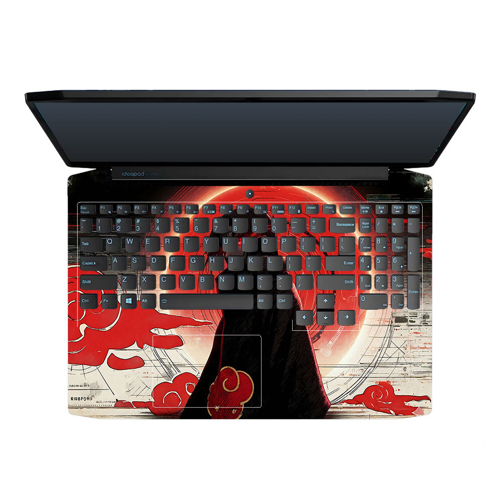 Itachi Uchiha Mark of the Akatsuki Lenovo Ideapad Gaming 3 15ARH05 and 15IMH05 3D Laptop Skin
