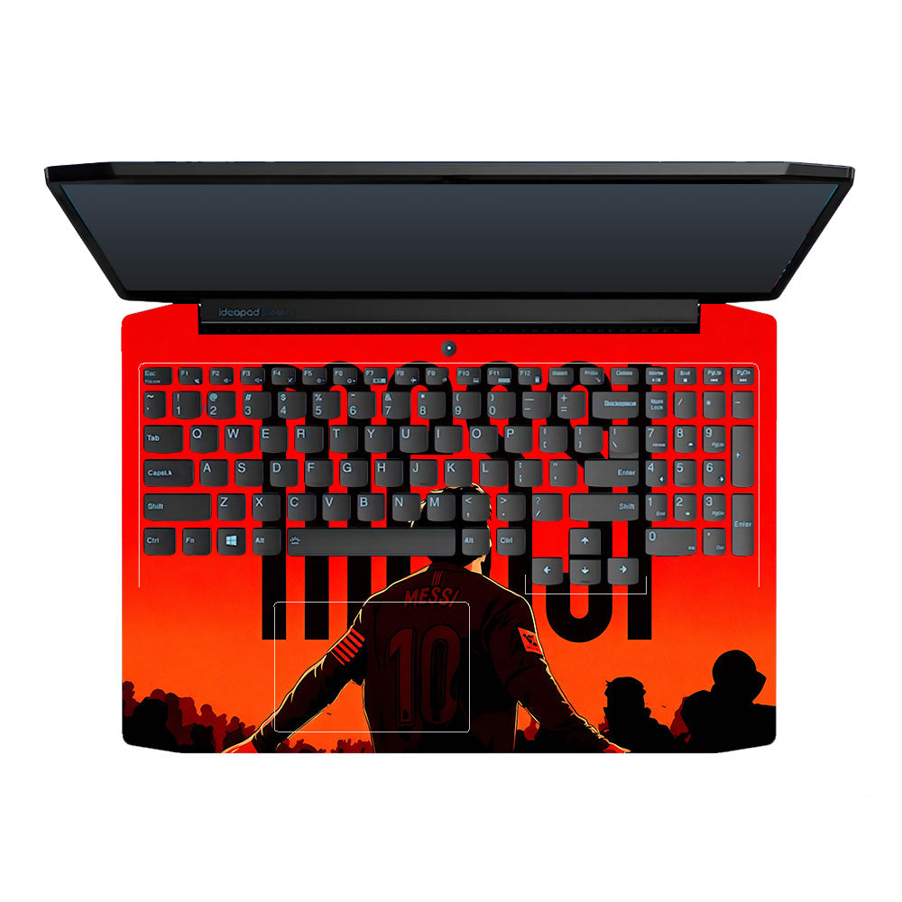 Messi Red Aura Lenovo Ideapad Gaming 3 15ARH05 and 15IMH05 3D Laptop Skin
