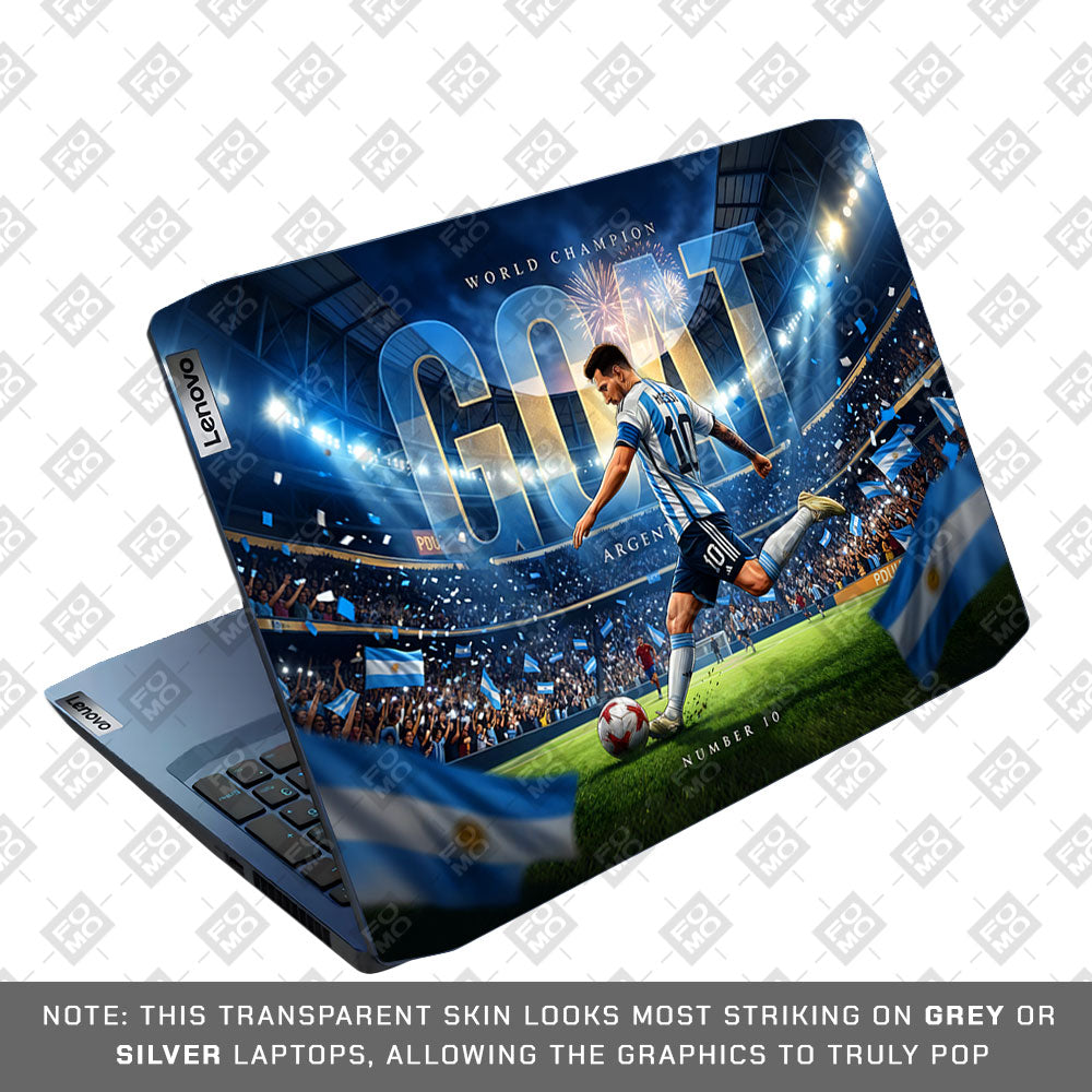 Messi World Champ Energy Lenovo Ideapad Gaming 3 15ARH05 and 15IMH05 3D Laptop Skin