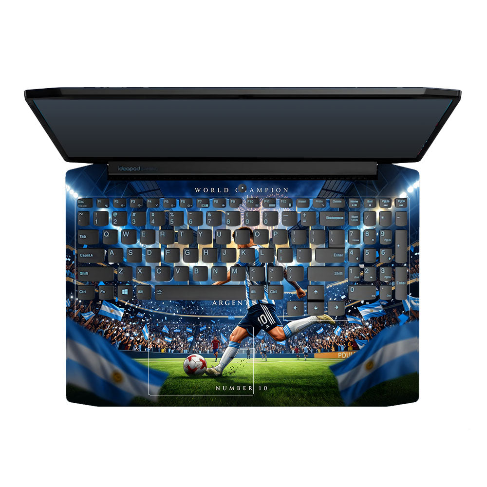 Messi World Champ Energy Lenovo Ideapad Gaming 3 15ARH05 and 15IMH05 3D Laptop Skin