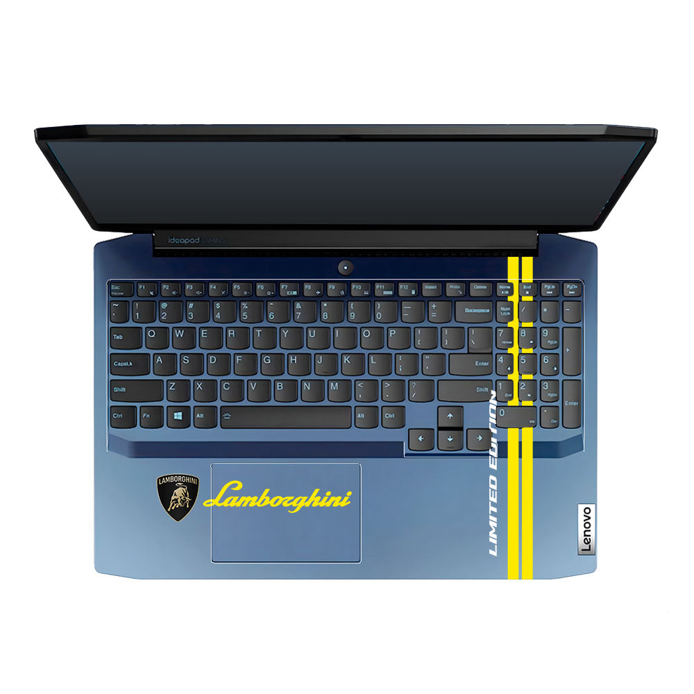 Transparent Lamborghini Limited Edition Lenovo IdeaPad Gaming 3 15ARH05 and 15IMH05 Laptop Skin