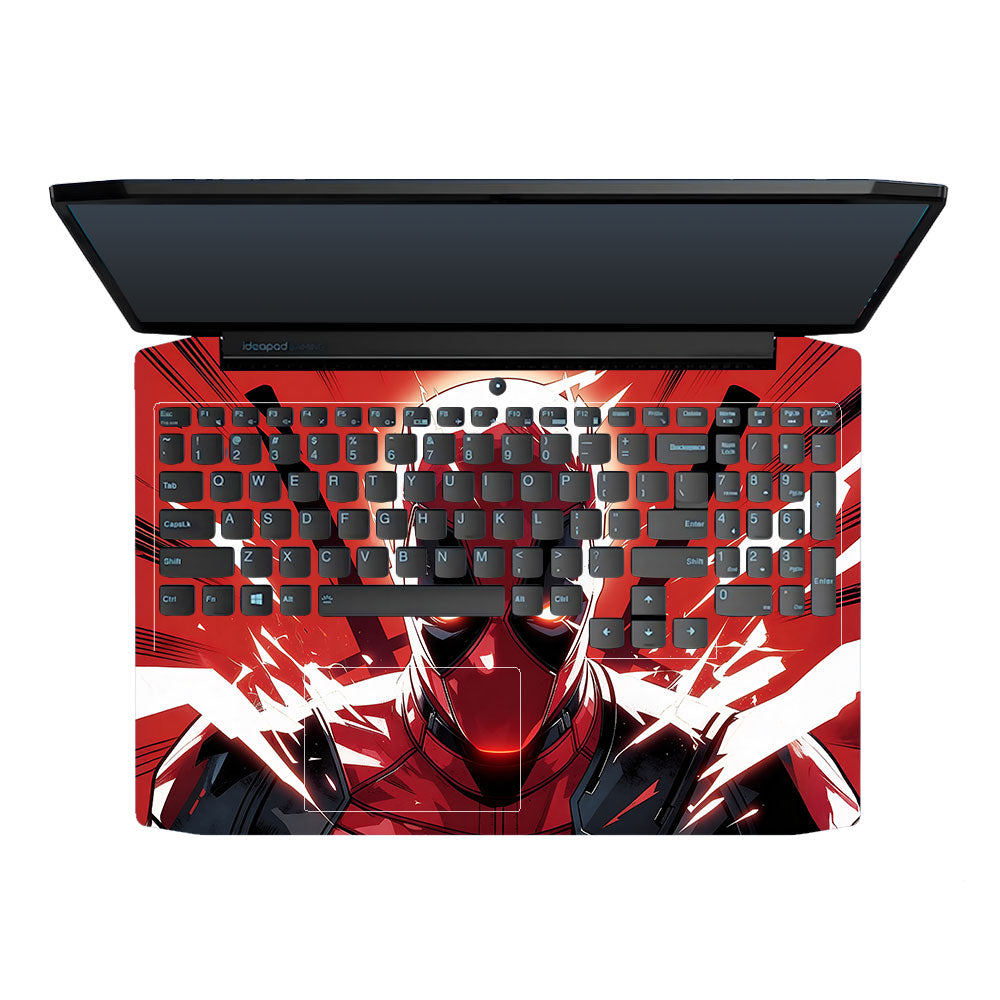 Deadpool Red Fury Lenovo IdeaPad Gaming 3 15ARH05 and 15IMH05 3D Laptop Skin