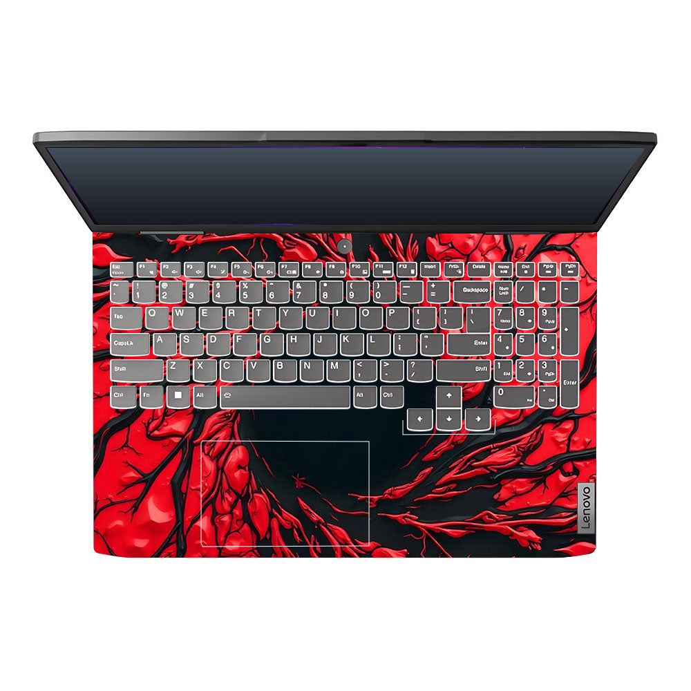 Spiderman Web Red Lenovo LOQ 2023 15IRH8, 15APH8  3D Laptop Skin