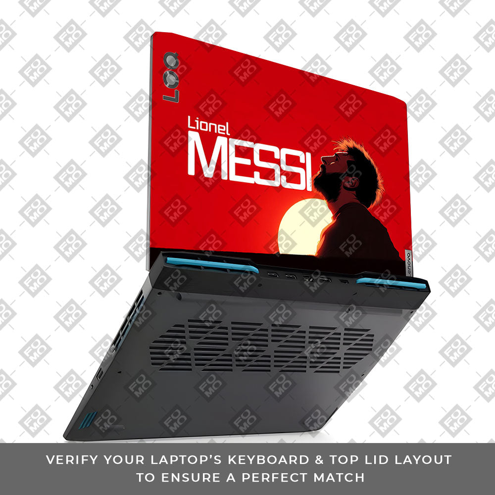 Messi Sunset Icon Lenovo LOQ 2023 15IRH8, 15APH8  3D Laptop Skin