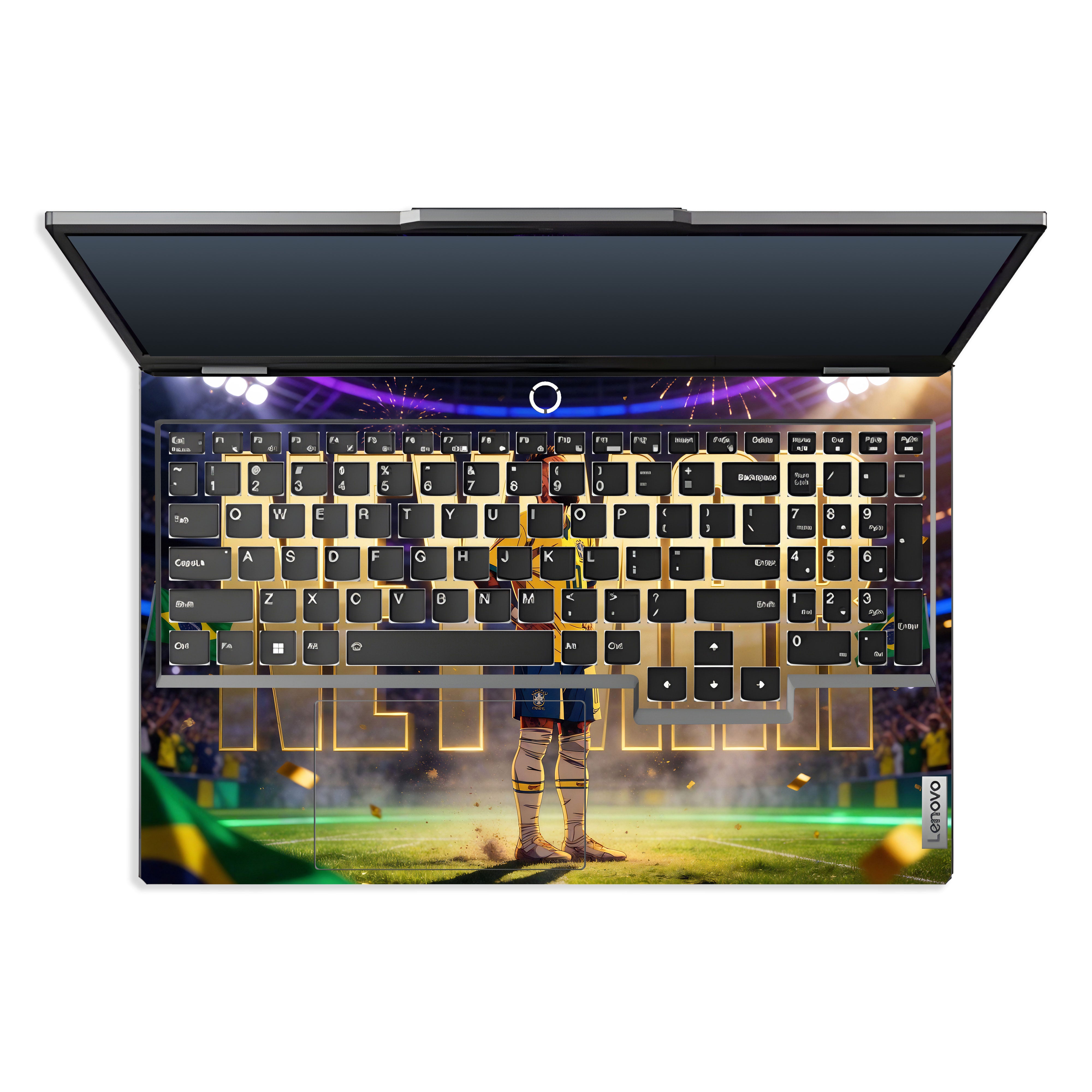 Neymar Golden Aura Lenovo LOQ 2024, 2025 3D Laptop Skin