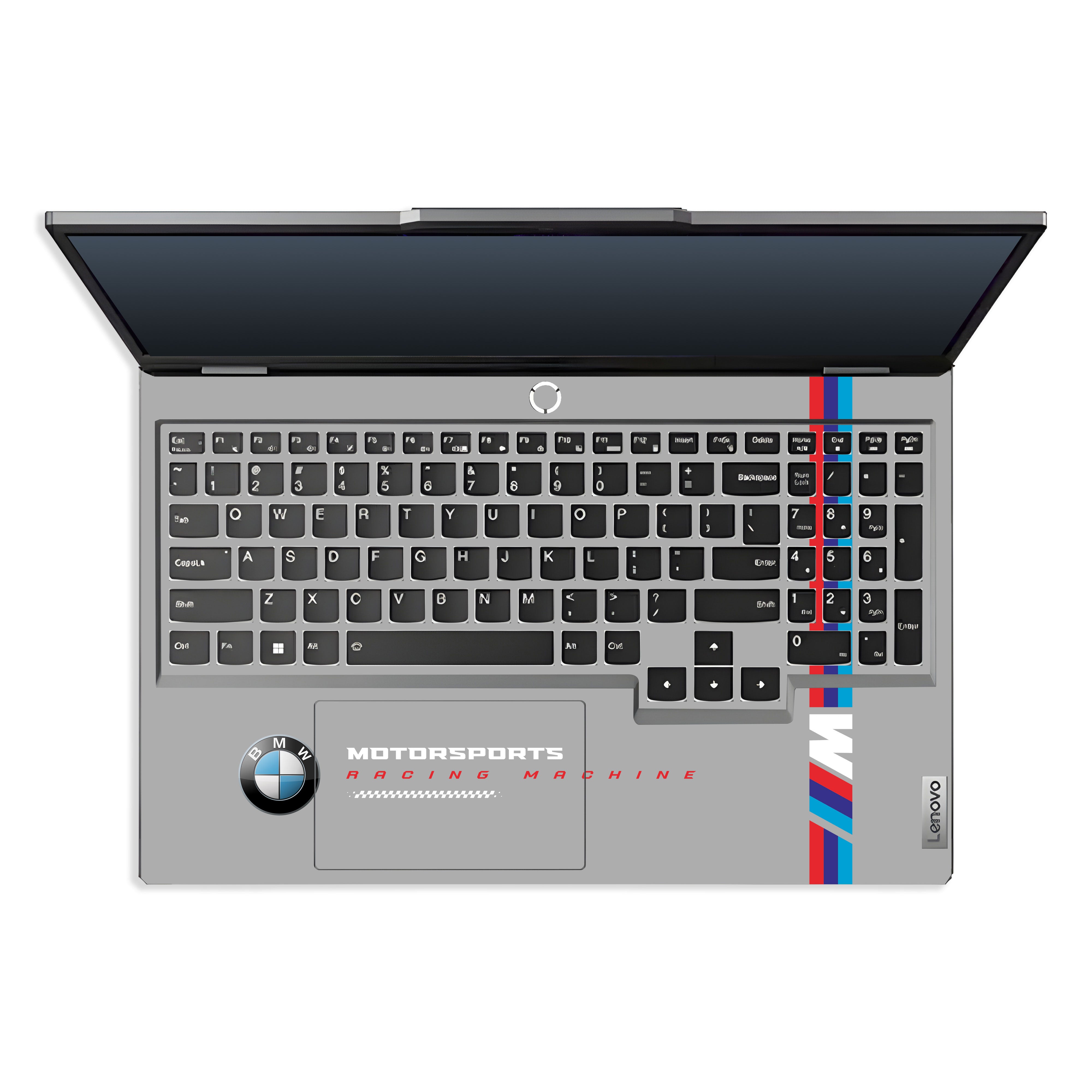 Transparent BMW Racing Graphic Lenovo LOQ 2024, 2025 Laptop Skin