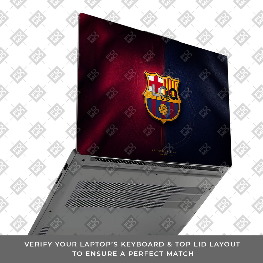 Catalan Pride Barcelona Legacy Lenovo LOQ Essential 15IAX9E 3D Laptop Skin