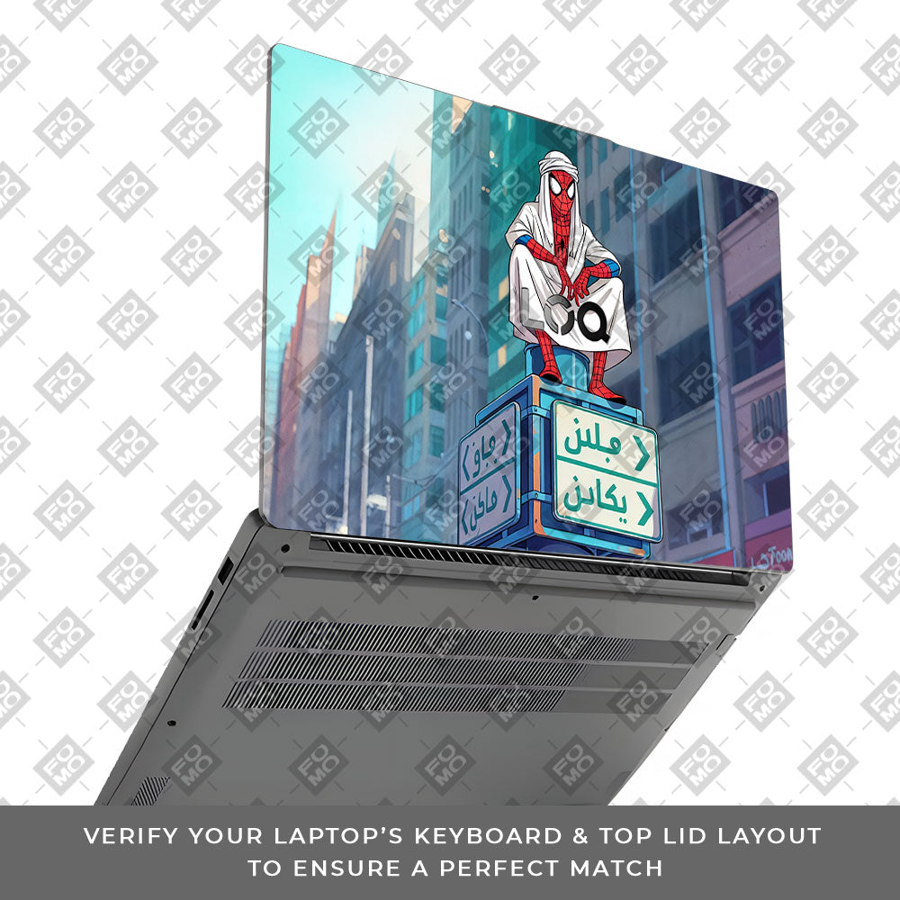 Arabian Spider Man Lenovo LOQ Essential 15IAX9E 3D Laptop Skin