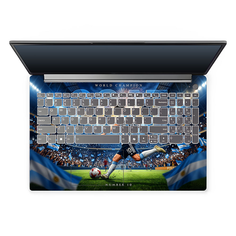 Messi World Champ Energy Lenovo LOQ Essential 15IAX9E 3D Laptop Skin