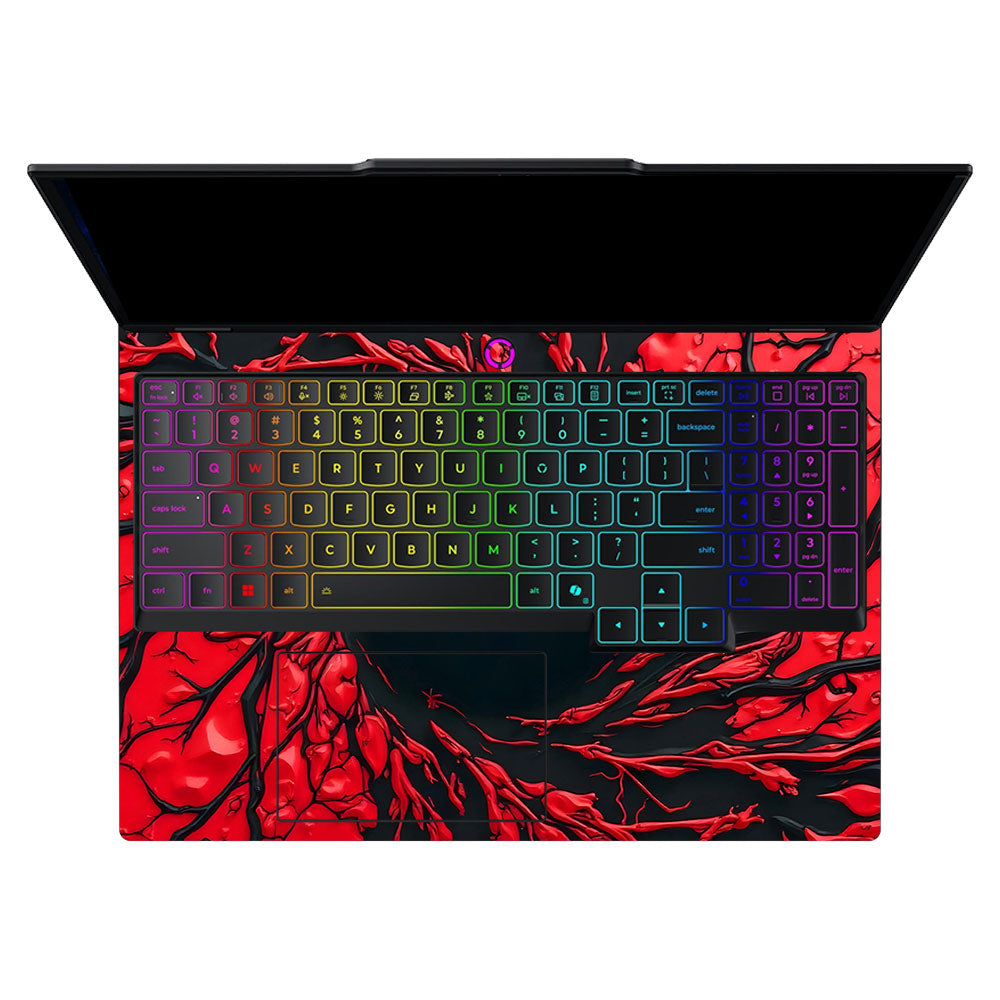 Spiderman Web Red Lenovo Legion 5 15AHP10 3D Laptop Skin