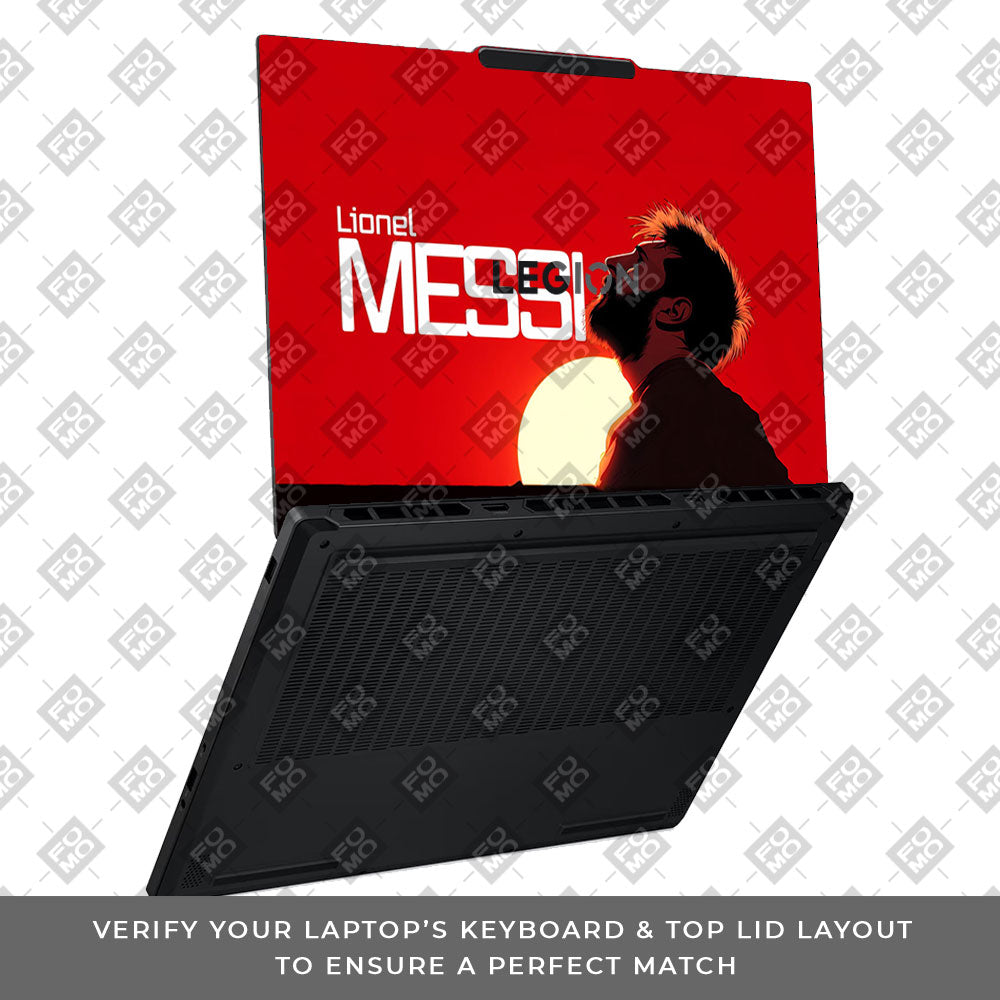 Messi Sunset Icon Lenovo Legion 5 15AHP10 3D Laptop Skin