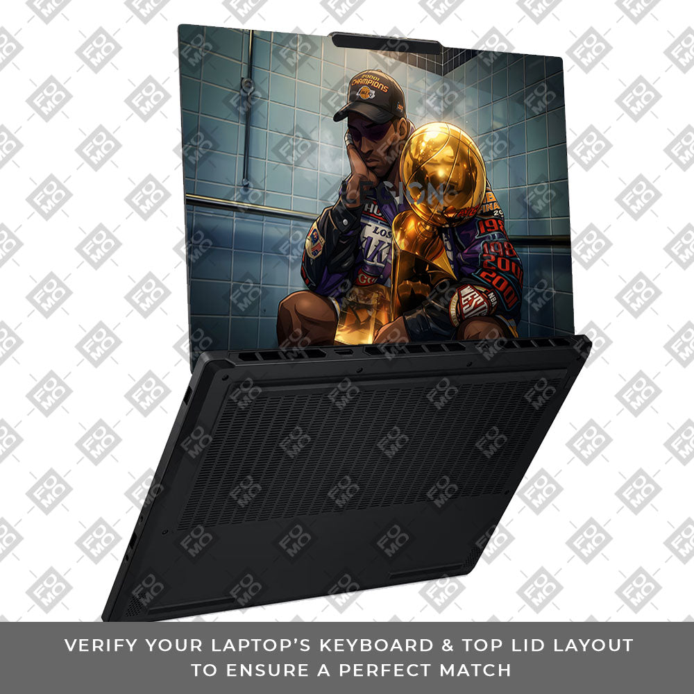 Kobe Trophy Lenovo Legion 5 15AHP10 3D Laptop Skin