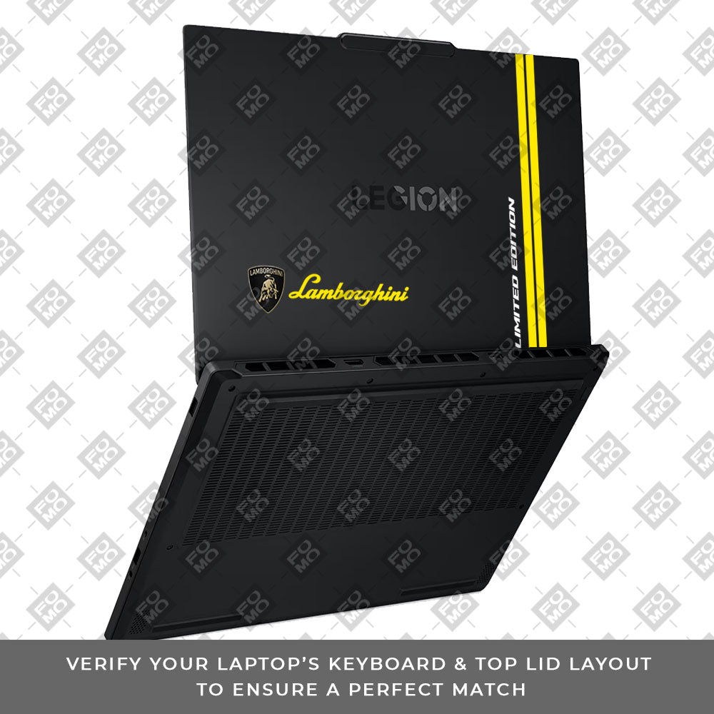 Transparent Lamborghini Limited Edition Lenovo Legion 5 15AHP10 Laptop Skin