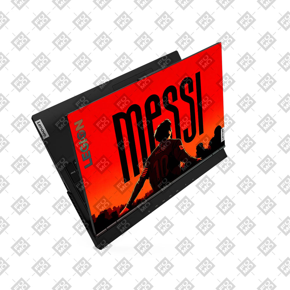 Messi Red Aura Lenovo Legion 5 15ARH05 3D Laptop Skin