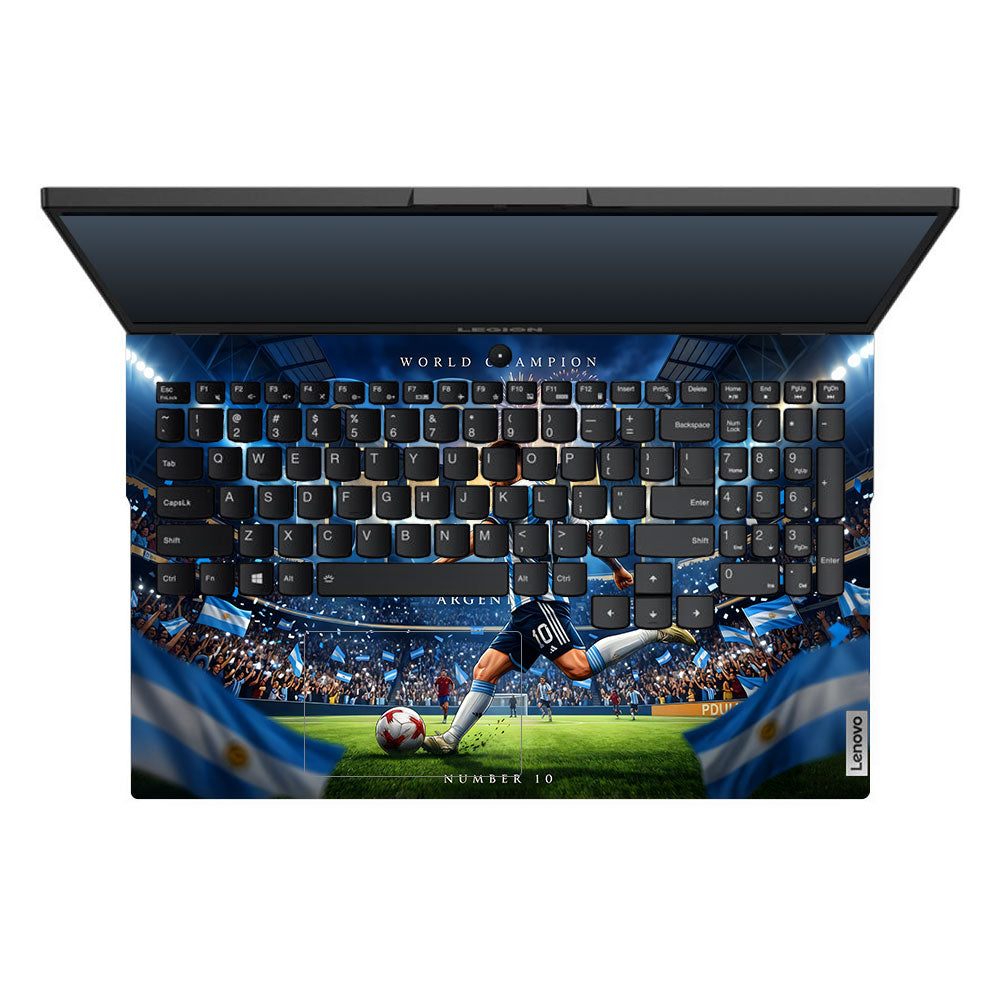 Messi World Champ Energy Lenovo Legion 5 15ARH05 3D Laptop Skin