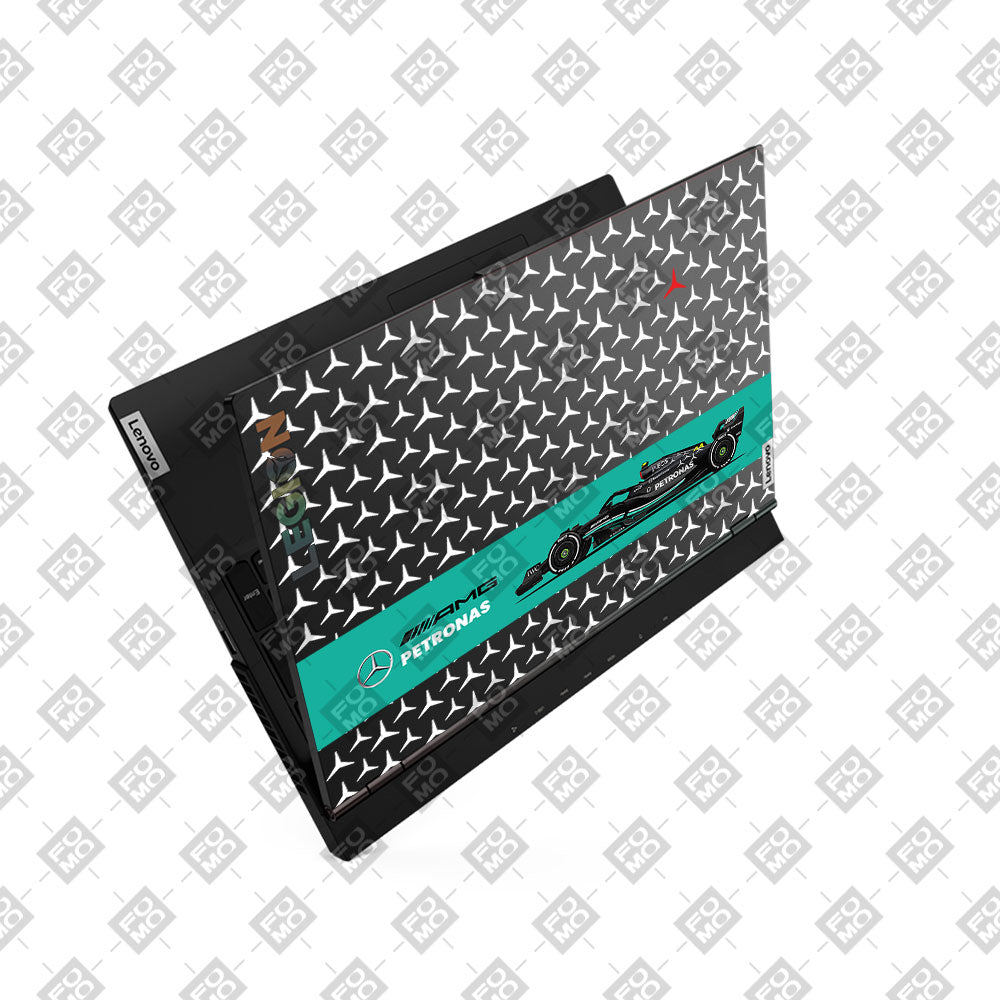 Transparent Mercedes AMG F1 Lenovo Legion 5 15ARH05 Laptop Skin