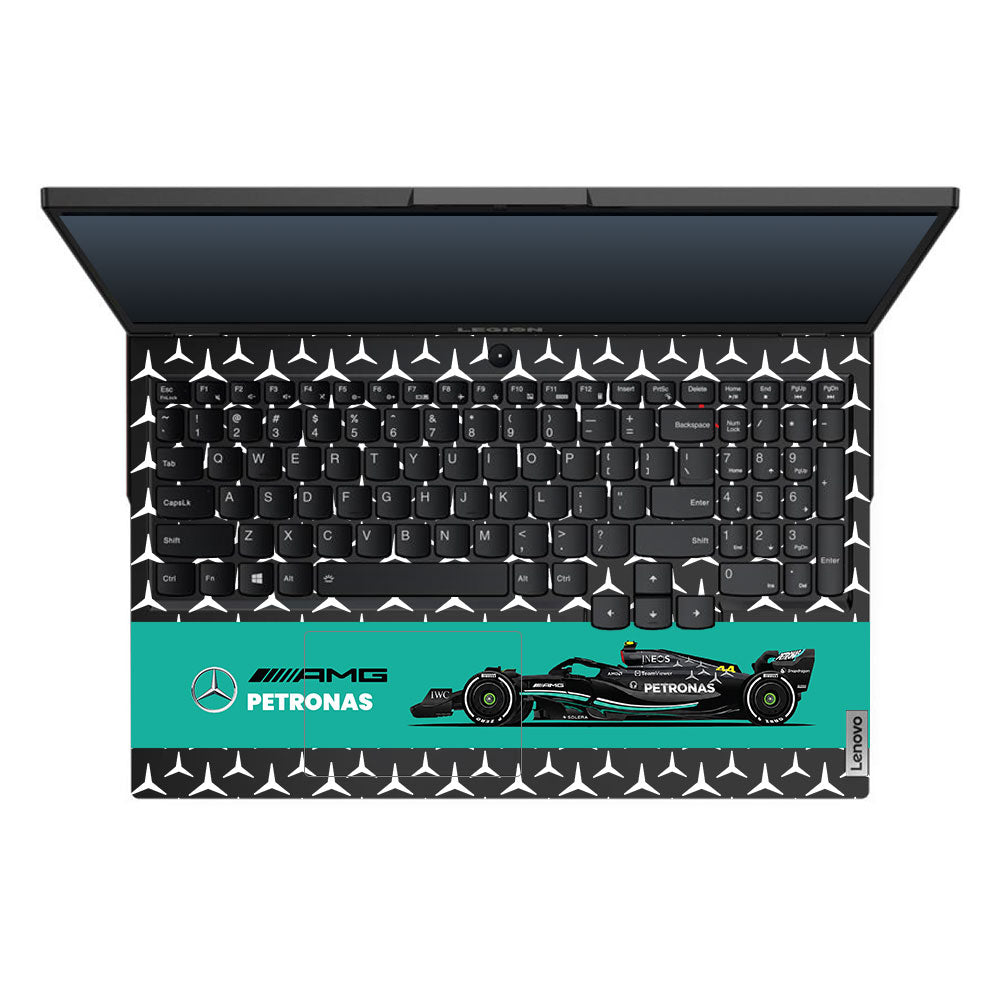 Transparent Mercedes AMG F1 Lenovo Legion 5 15ARH05 Laptop Skin