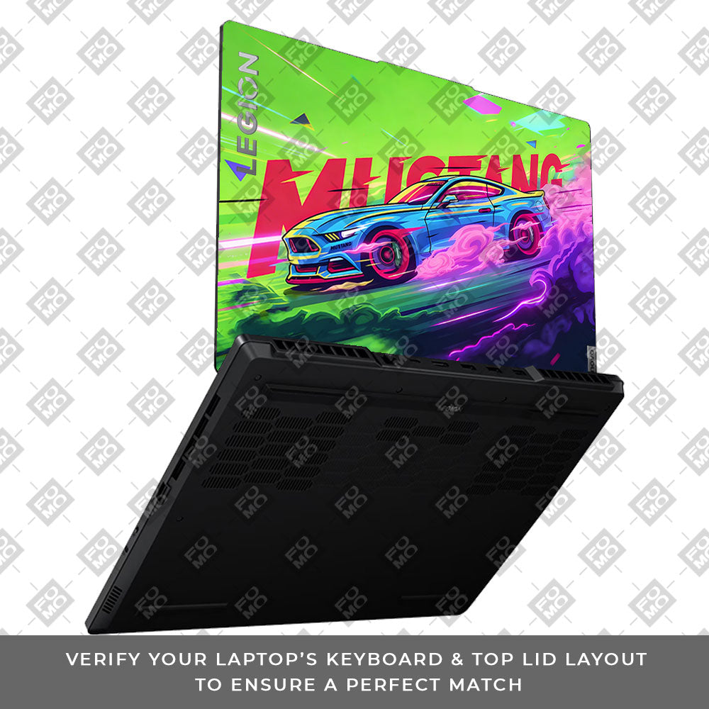 Ford Mustang Legacy Lenovo Legion 5 15ARP8 3D Laptop Skin