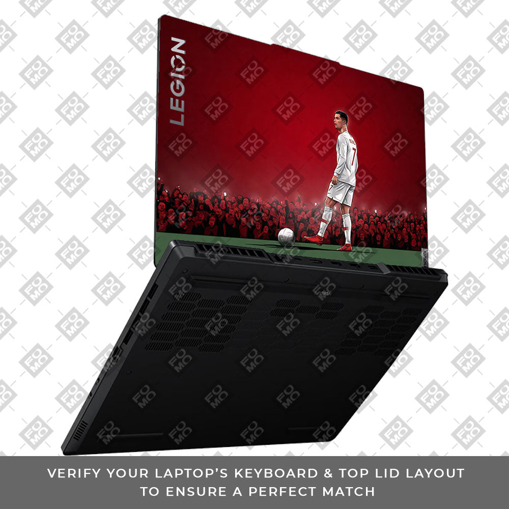 Ronaldo Cold Mode Lenovo Legion 5 15ARP8 3D Laptop Skin