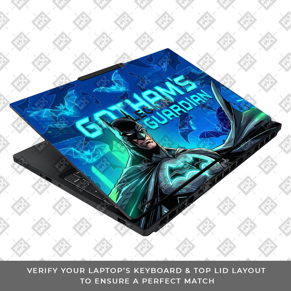 Gotham's Guardian Batman Lenovo Legion 5 15IAX10 3D Laptop Skin