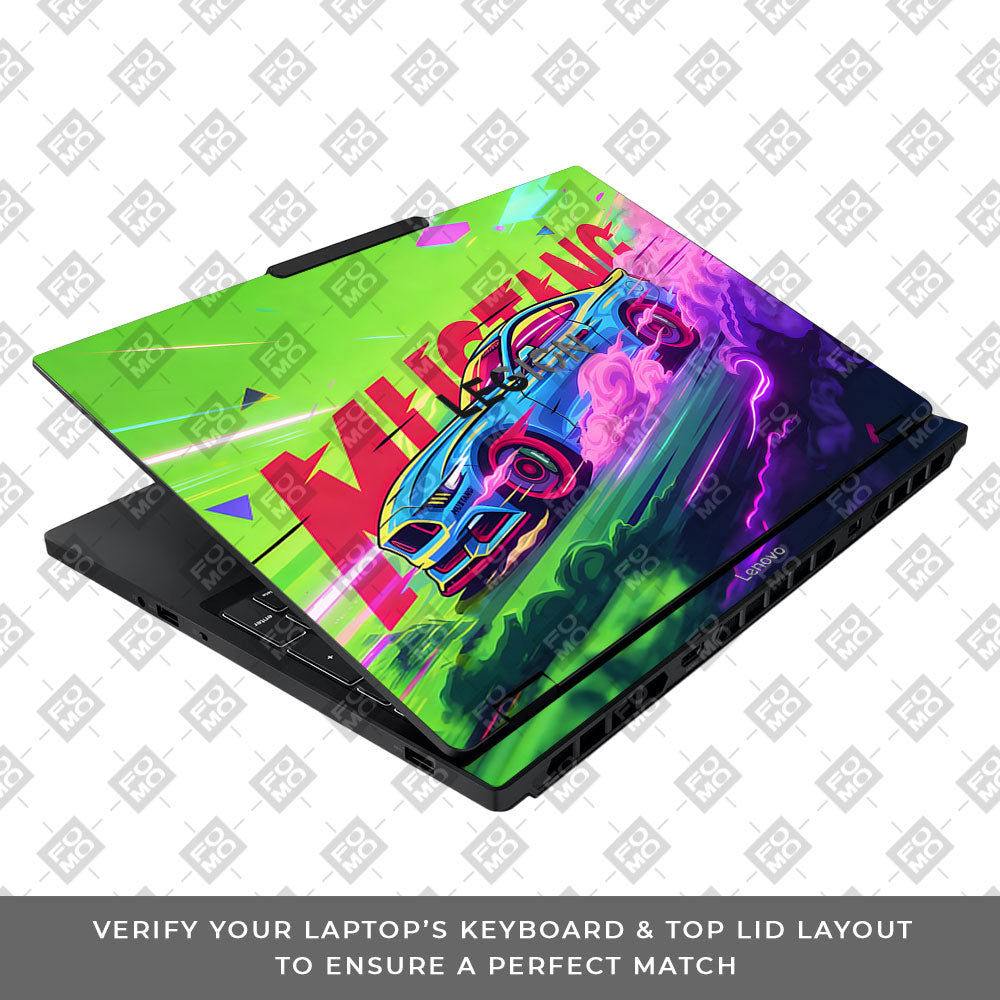 Ford Mustang Legacy Lenovo Legion 5 15IAX10 3D Laptop Skin