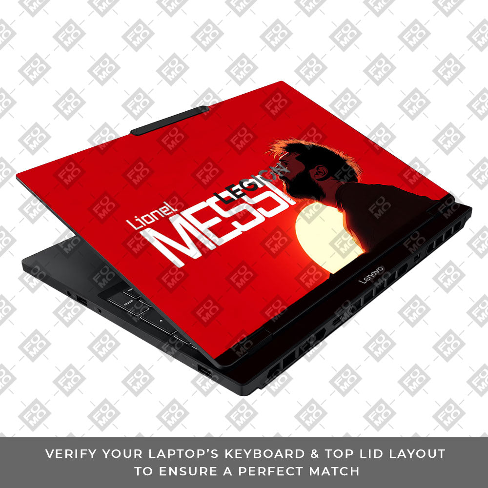 Messi Sunset Icon Lenovo Legion 5 15IAX10 3D Laptop Skin