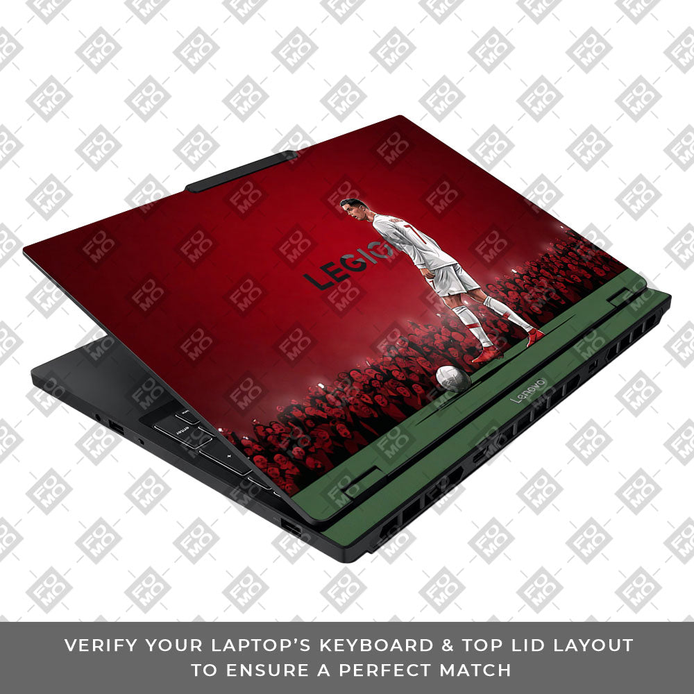 Ronaldo Cold Mode Lenovo Legion 5 15IAX10 3D Laptop Skin