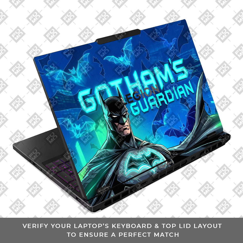 Gotham's Guardian Batman Lenovo Legion 5 15IRX10 3D Laptop Skin