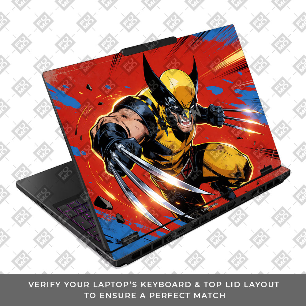 Adamantium Rage Lenovo Legion 5 15IRX10 3D Laptop Skin