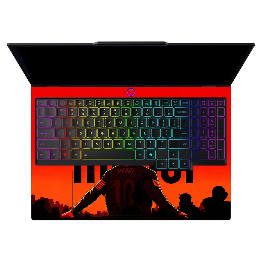 Messi Red Aura Lenovo Legion 5 15IRX10 3D Laptop Skin
