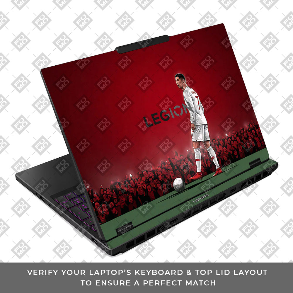 Ronaldo Cold Mode Lenovo Legion 5 15IRX10 3D Laptop Skin