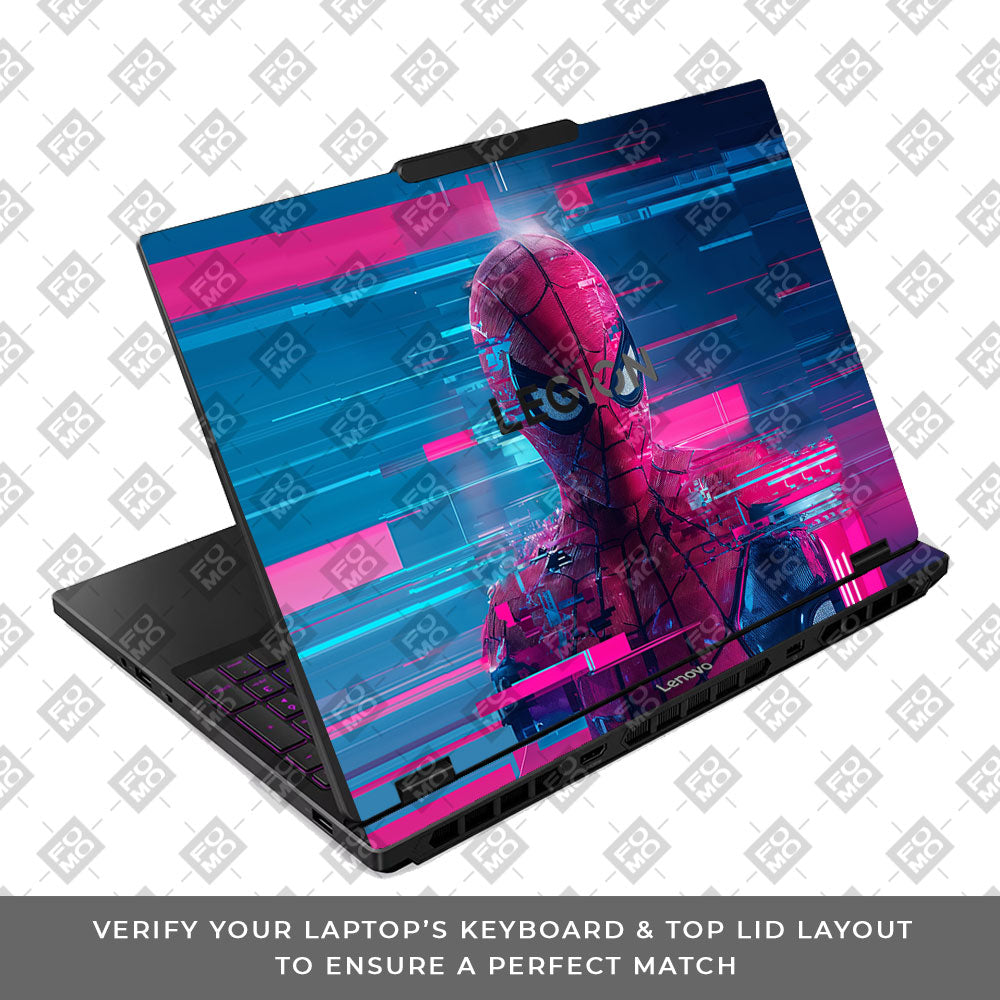 Glitch Spider Lenovo Legion 5 15IRX10 3D Laptop Skin