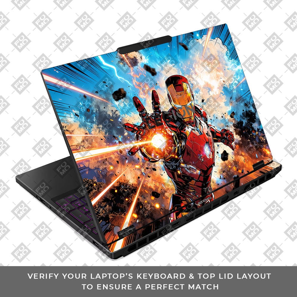 Iron Impact The Arc Reactor Lenovo Legion 5 15IRX10 Laptop Skin