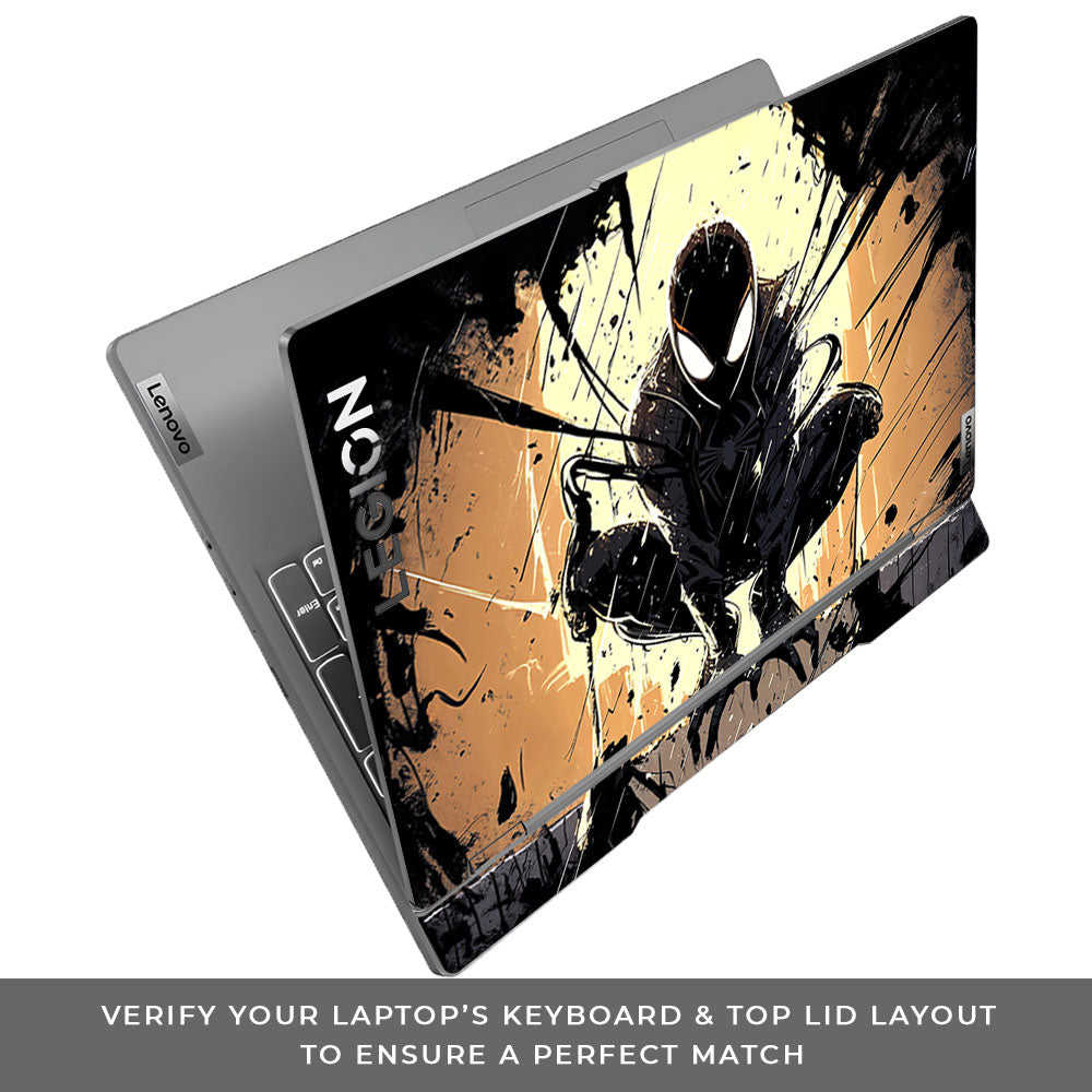 Shadow Spiderman Lenovo Legion 5 15IRX9 3D Laptop Skin