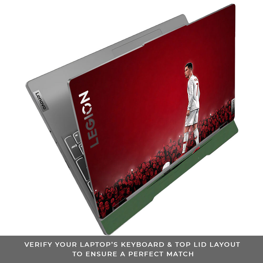 Ronaldo Cold Mode Lenovo Legion 5 15IRX9 3D Laptop Skin