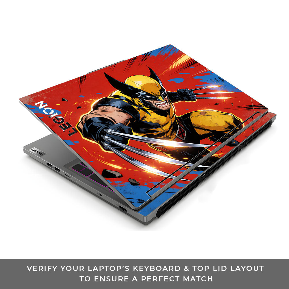 Adamantium Rage Lenovo Legion 5 16IRX9 3D Laptop Skin
