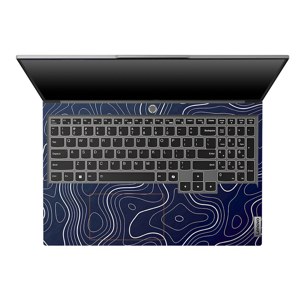 Fluid Lines Design Lenovo Legion 5 16IRX9 3D Laptop Skin